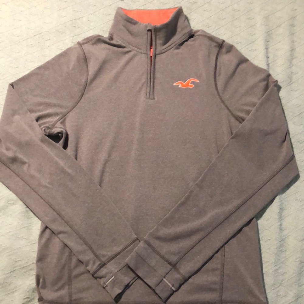 Hollister Ladies XL Gray Sport Pullover